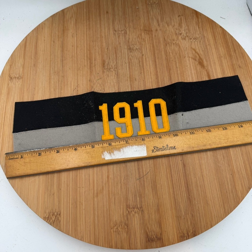Armband 1910 Wool Black and Yellow & Gray - Picture 3 of 4